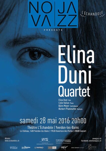 Elina Duni Quartet, Colin Vallon, Björn Meyer.