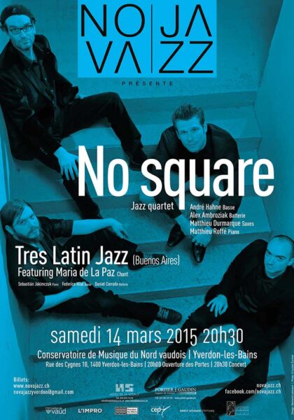 No Square, Tres Latin Jazz, Maria de La Paz.